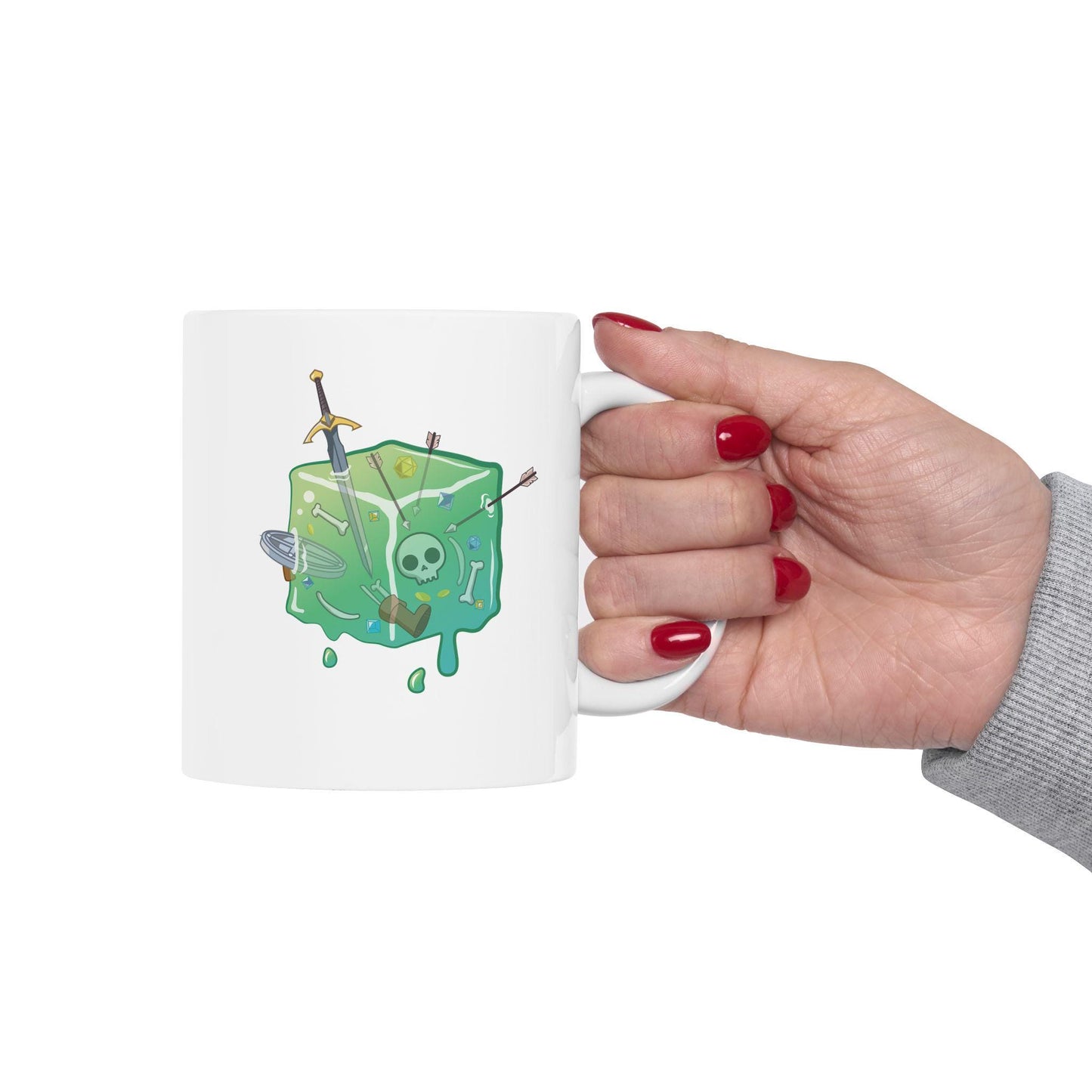 Gelatinous Cube Mug / DnD Fantasy Coffee Mug / Role-Playing Mug / Coffee Mug / RPG T Coffee Mug / Gift for DnD FansMug / Mug, (11oz, 15oz)