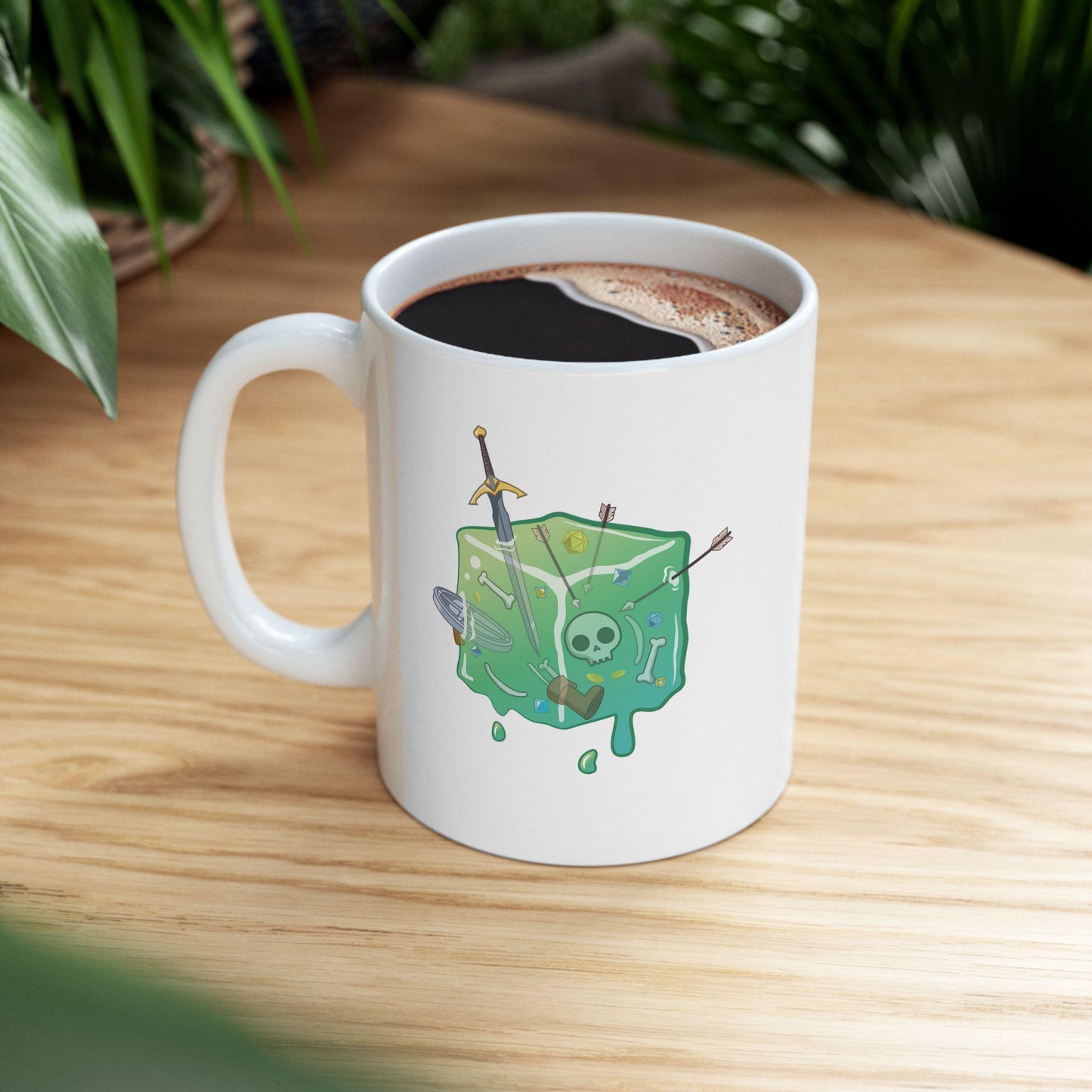 Gelatinous Cube Mug / DnD Fantasy Coffee Mug / Role-Playing Mug / Coffee Mug / RPG T Coffee Mug / Gift for DnD FansMug / Mug, (11oz, 15oz)